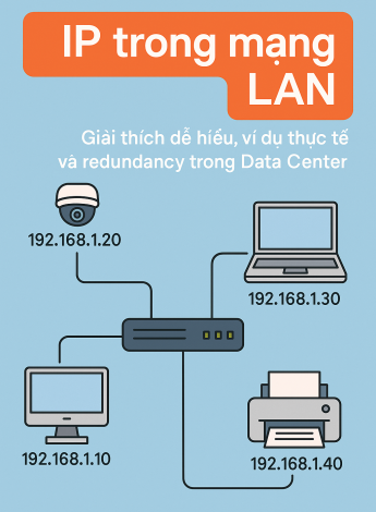 IP trong mạng LAN: Giải thích dễ hiểu và redundancy trong Data Center