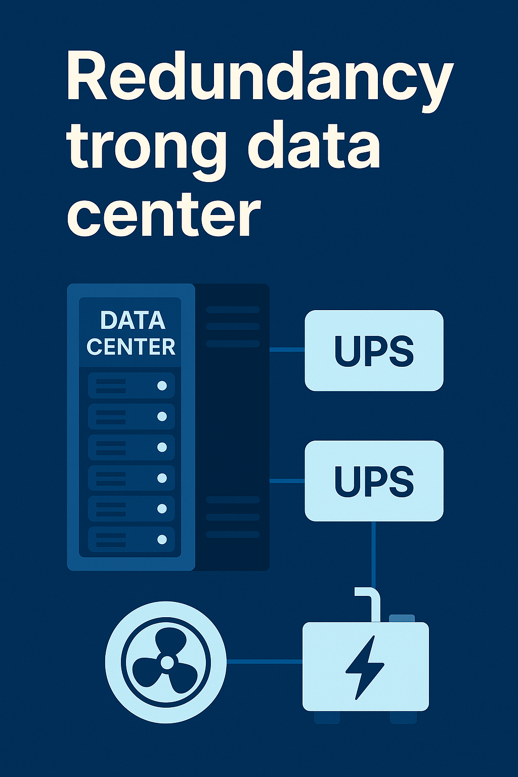 Redundancy trong trung tâm dữ liệu: Giải pháp đảm bảo hoạt động liên tục