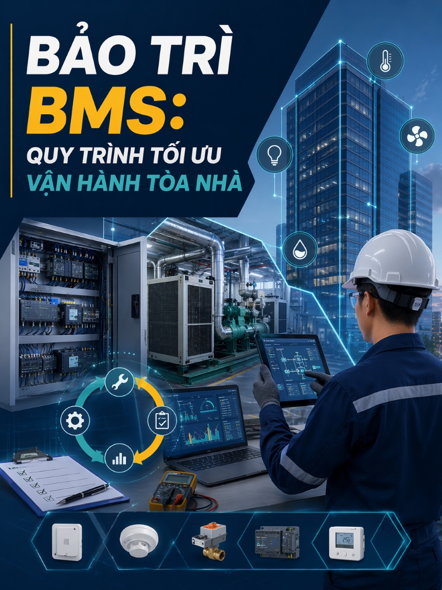 Bảo trì BMS: Quy trình chuyên sâu giúp tối ưu vận hành tòa nhà