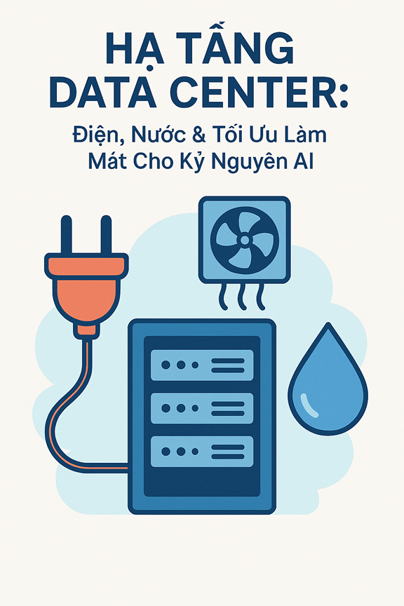 Hạ Tầng Data Center: Điện, Nước & Tối Ưu Làm Mát Cho Kỷ Nguyên AI