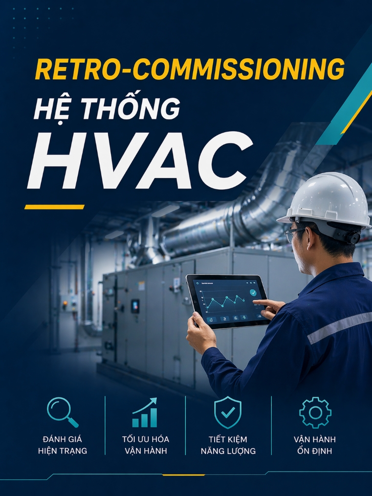 Tối ưu hóa hệ thống điều hòa không khí bằng Retro-Commissioning
