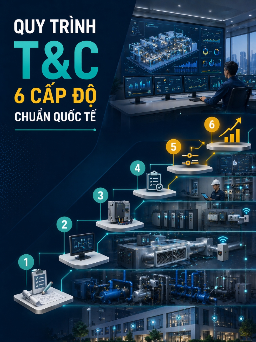 Quy trình T&C cho dự án: 6 cấp độ kiểm tra và chạy thử hệ thống