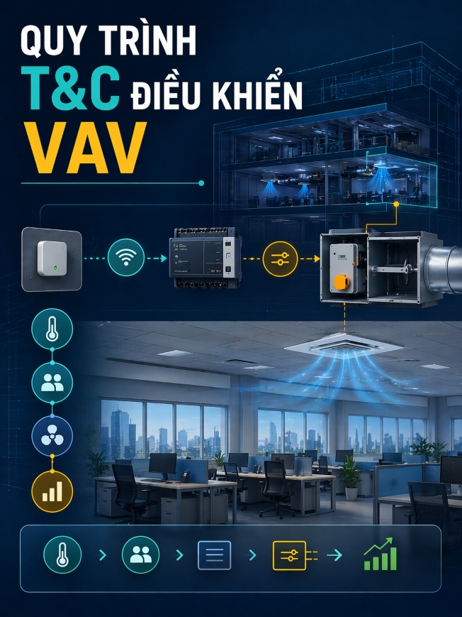 VAV là gì? Hướng dẫn nguyên lý và quy trình T&C VAV