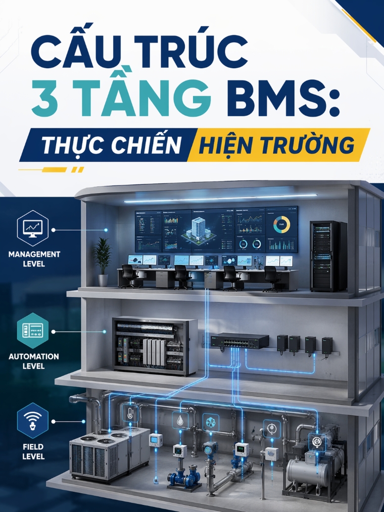 Cấu Trúc 3 Tầng BMS: Phân Tích Thực Chiến Và Lỗi Kỹ Thuật Thường Gặp